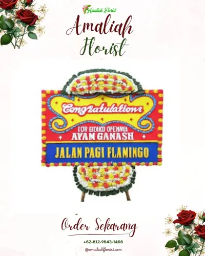 Bunga Papan Congratulation di Kombos Barat